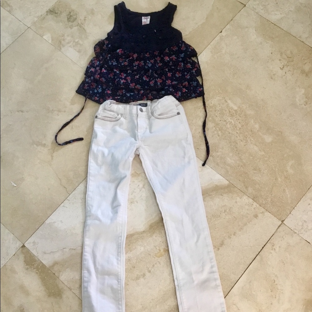 Justice Levi’s Summer Outfit Bundle Top + Pants